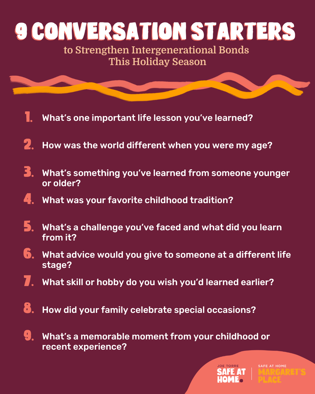 A list of 9 conversation starters to Strengthen Intergenerational Bonds This Holiday Season